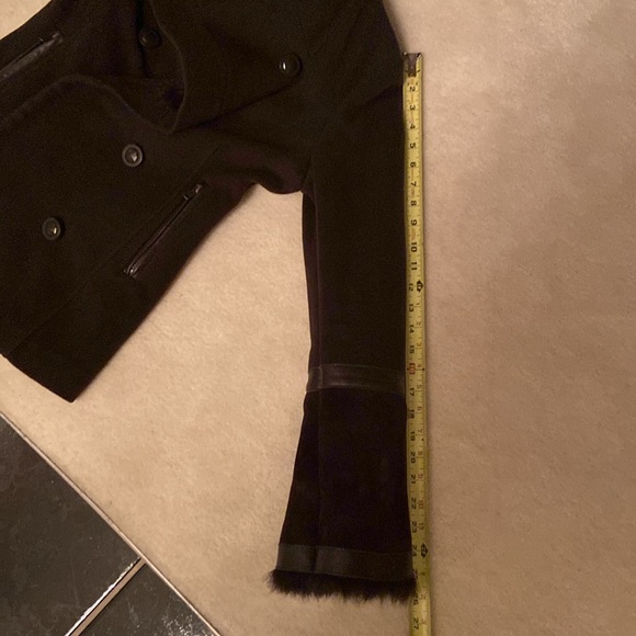 Mackage Cashmere Blended & Shearling Coat - Picture 16 of 16